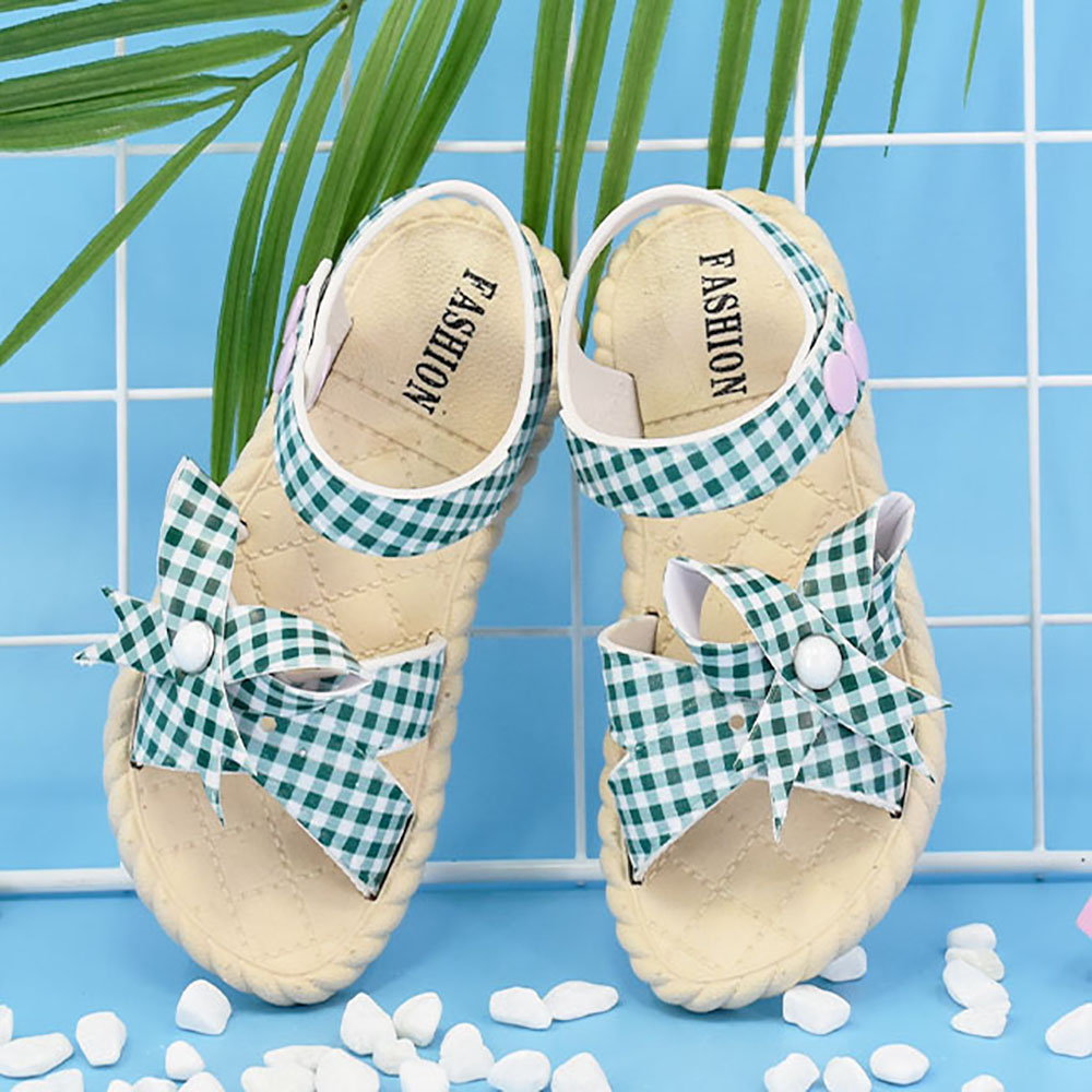Dép sandal thắt nơ xinh xắn cho bé gái