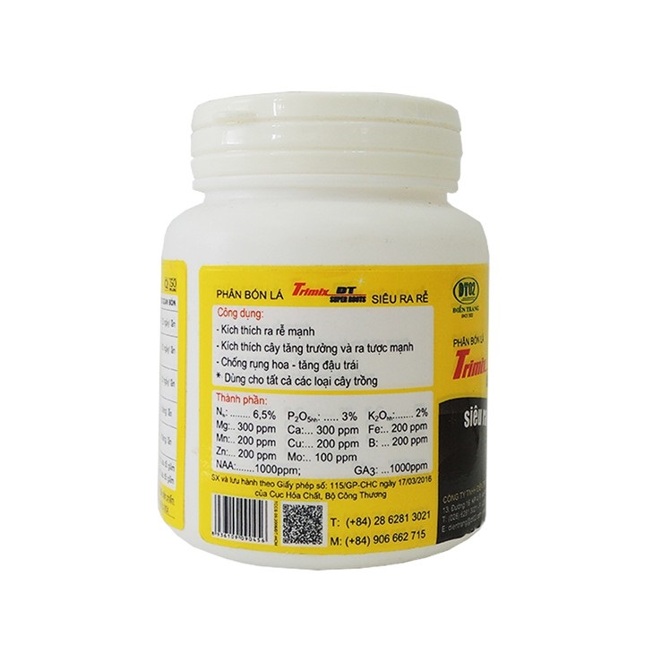 Phân bón lá Siêu Ra Rễ TRIMIX 120g Điền Trang