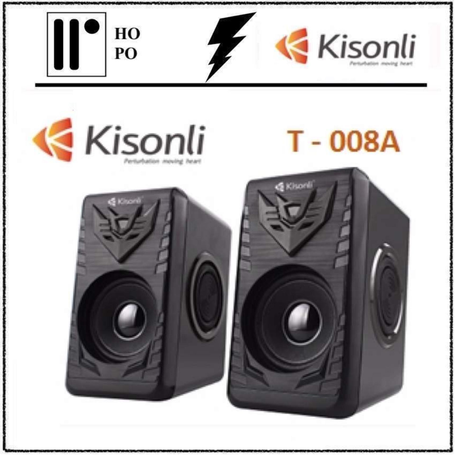 Loa 2.0 Kisonli T-008A GỌN NHẸ SIÊU XỊN