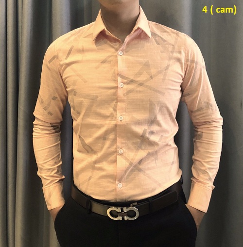ÁO SƠ MI NAM HOA TIẾT KIỂU 3D