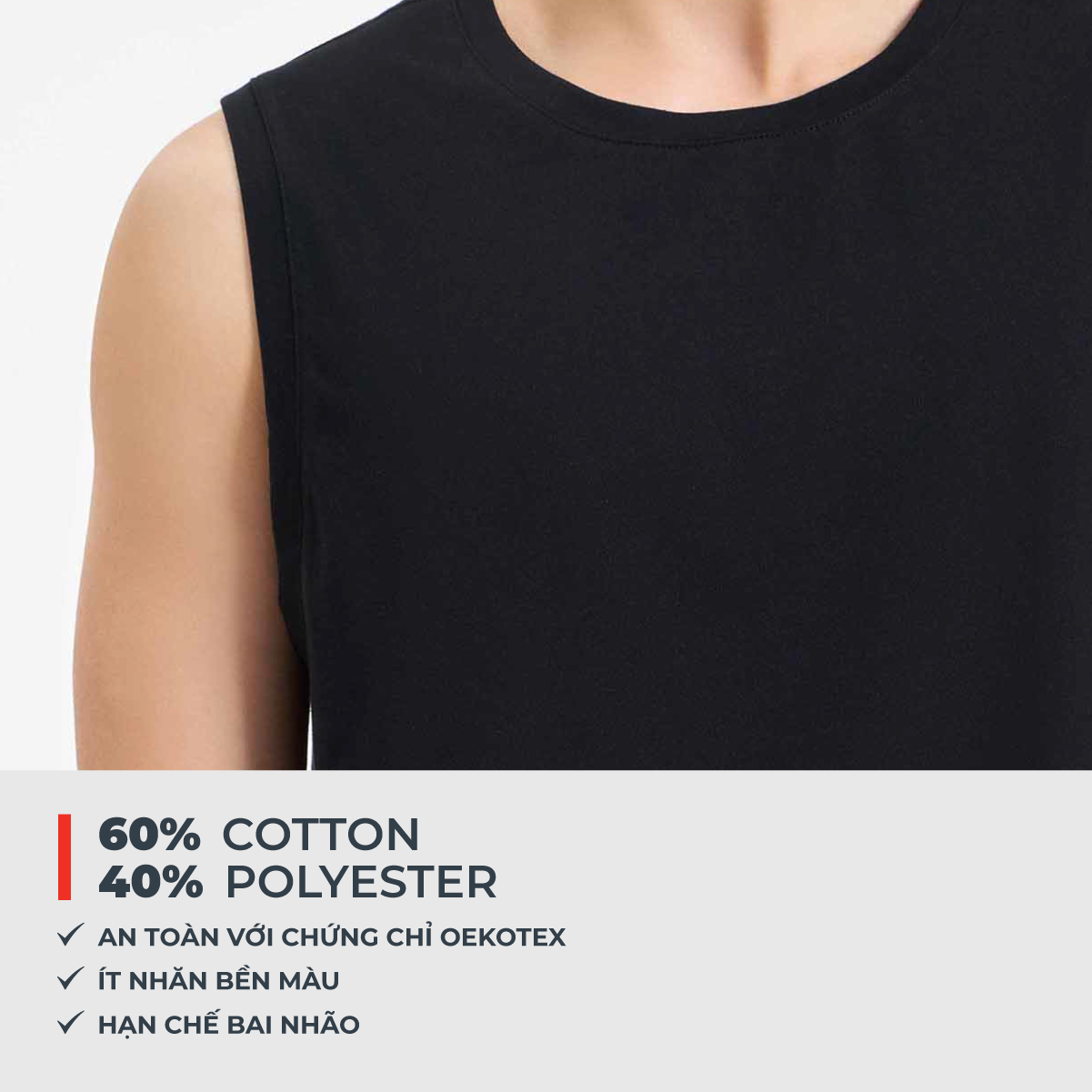 Combo 2 áo sát nách nam CANIFA mặc nhà 8LA24A002