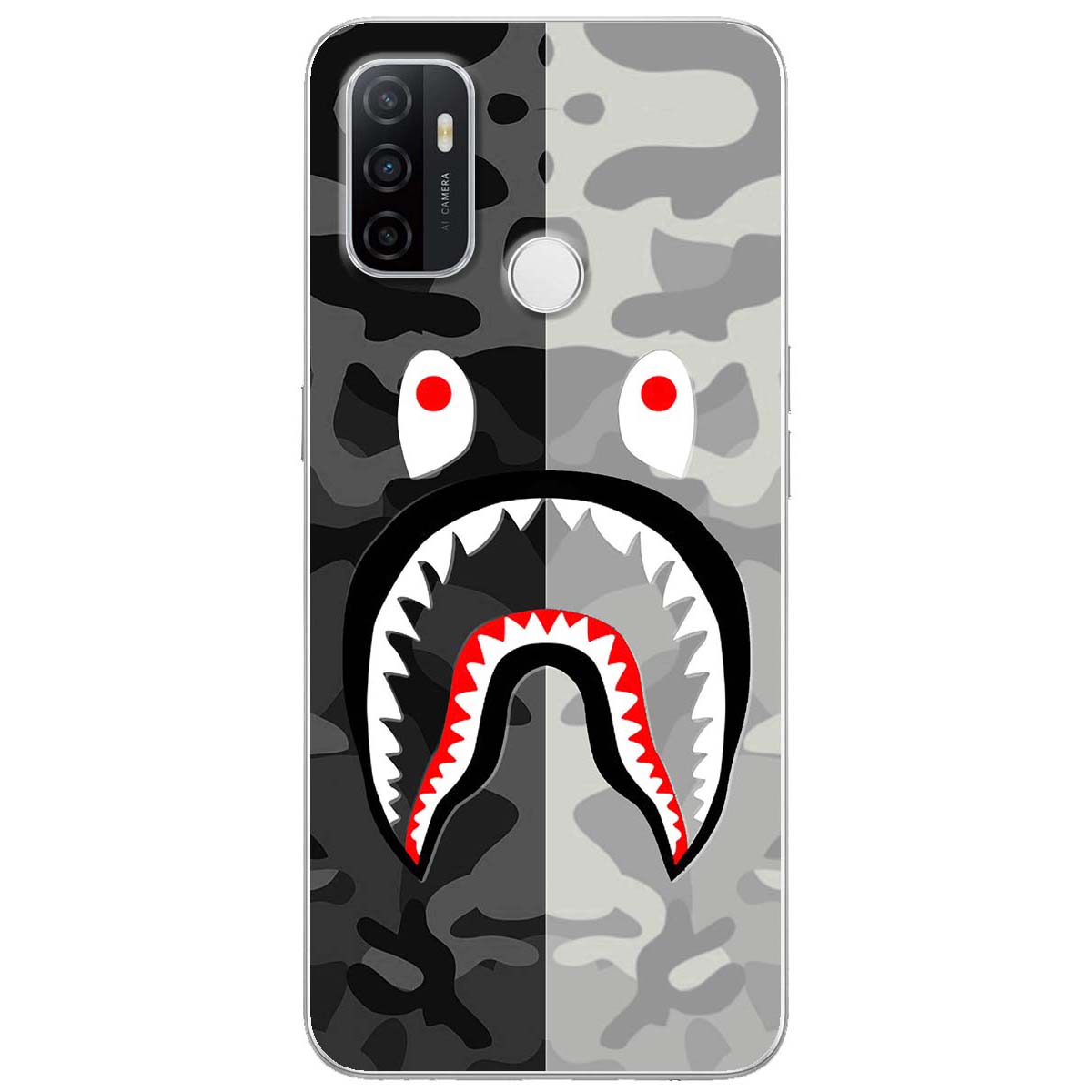 Ốp lưng dành cho Oppo A53 (2020) mẫu Bape