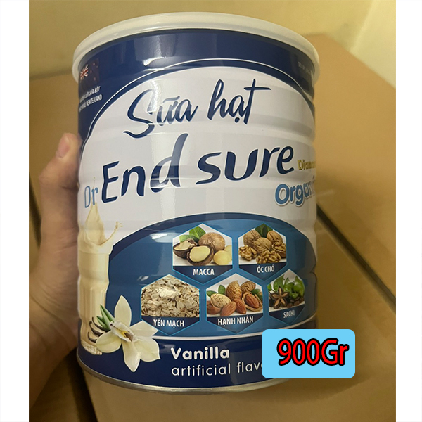 900Gr Sữa Hạt Dr.Endsure Organic Giúp tăng cường sức đề kháng, tốt cho tim mạch, hồi phục nhanh sức khỏe