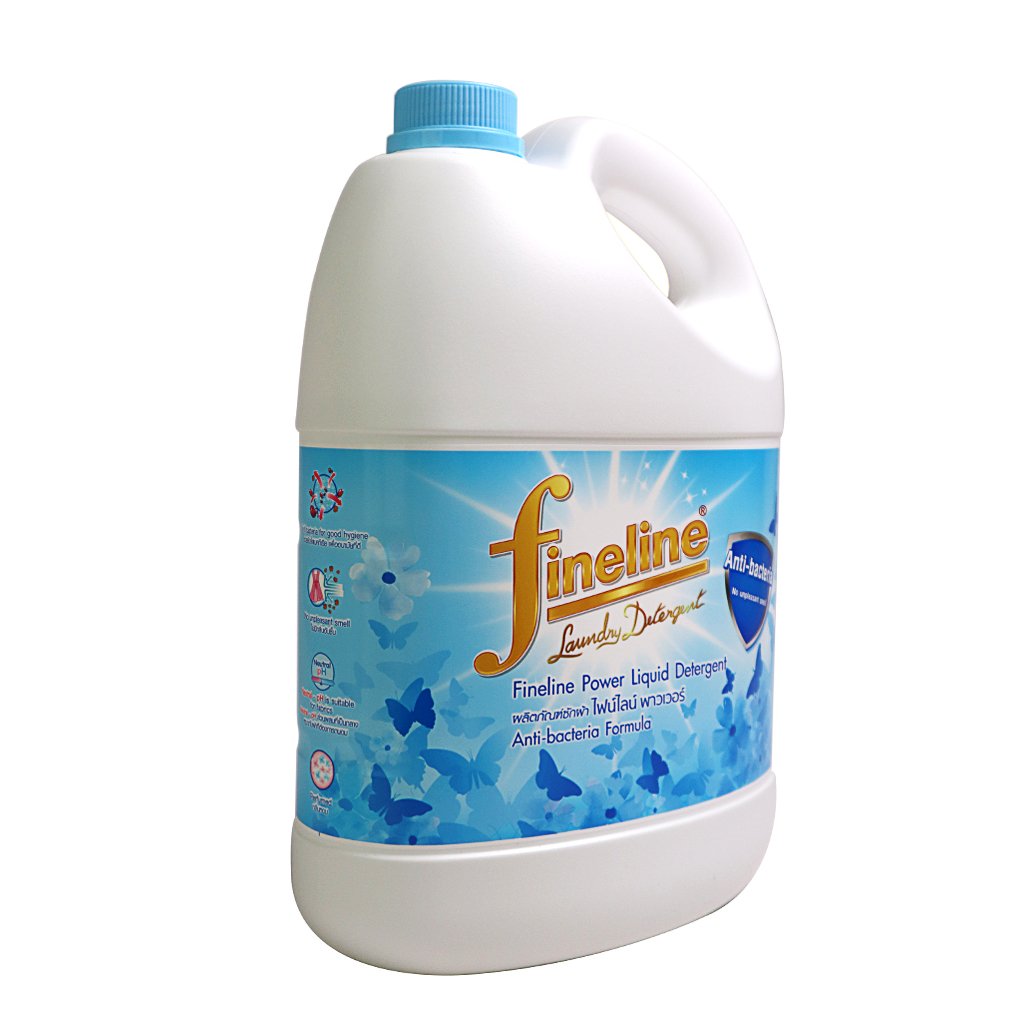 Kho hàng (chuyên sỉ )1 thùng Nước Giặt Xả Fineline Thái Lan 3000ml - Màu xanh-
