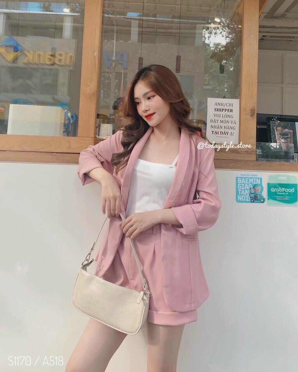 Sét bộ vest 3 món thời trang dạo phố