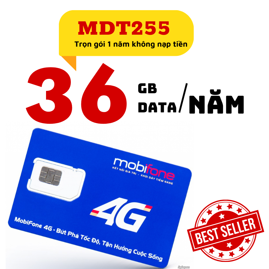 ( TRỢ GIÁ CỰC SỐC ) SIM 4G MOBI 1 Tỷ GB Data Sài Mạng Internet Thả Ga Trọn Gói 1 Năm không Cần nạp Tiền - MDT255 , MDT350 / MDT250A , 12MDT50 , 6MDT150 , 12MDT150 , 12CAR80 , 6CAR80 , 21G12  -  FREESHIP - CHƯA KÍCH HOẠT.