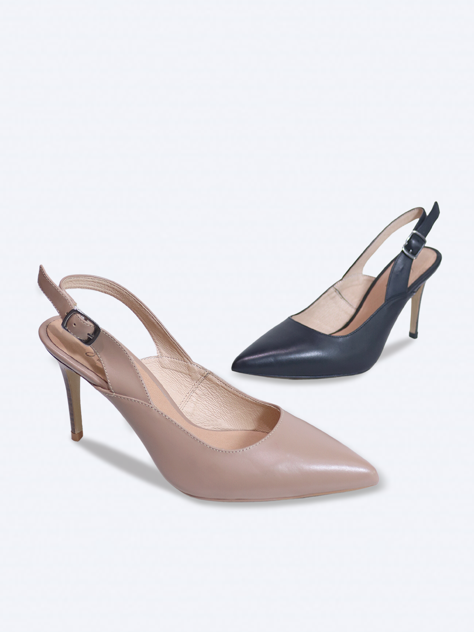 Công sở Slingback da thật gót 9p Salsa