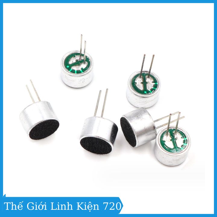 Micro cảm biến âm thanh 9x7mm có phân cực độ nhạy 52db