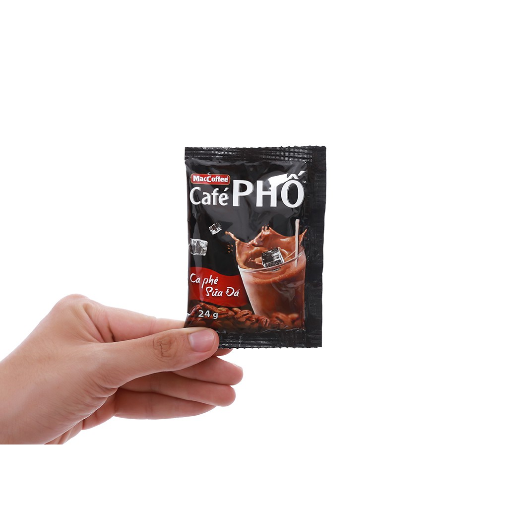 Cà phê sữa đá Cafe PHỐ, bịch 30 gói