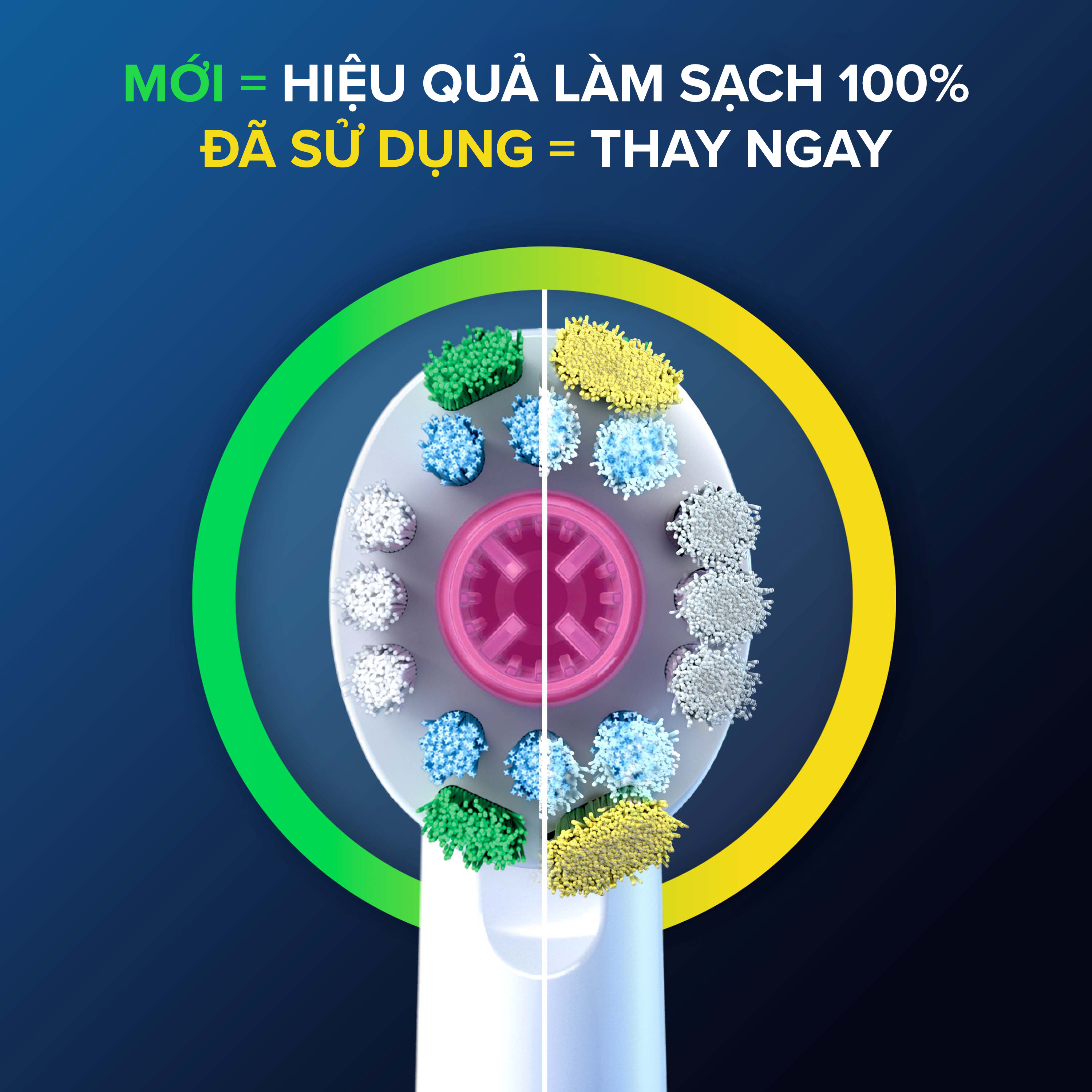 Đầu Bàn Chải Điện Oral-B Whitening (2 cái)