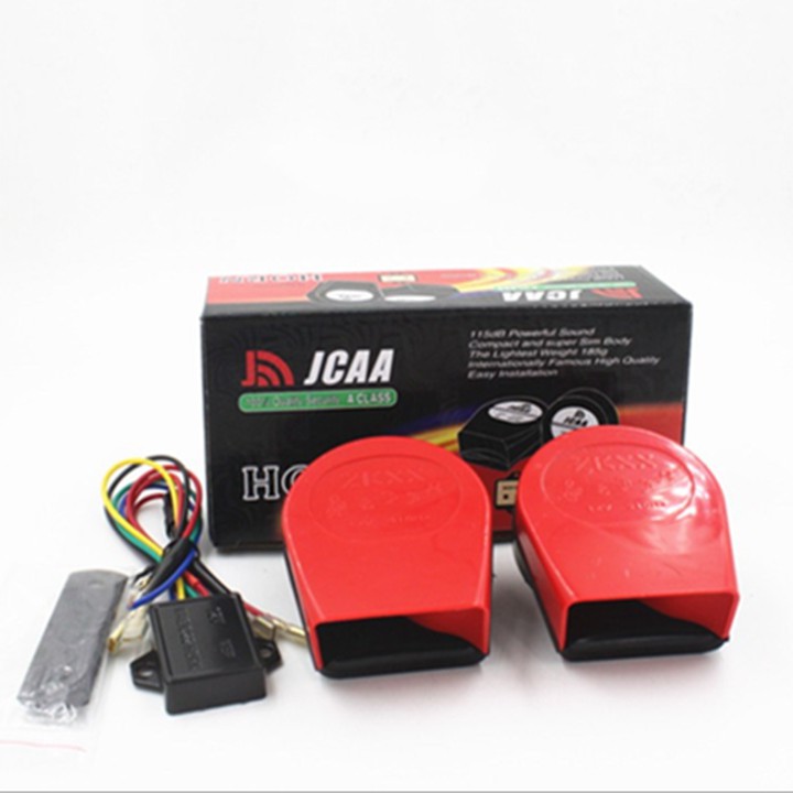 Còi ngân 8 tiếng 12V nghe cực lớn gắn xe máy xe điện - còi ngân 8 tiếng âm thanh to