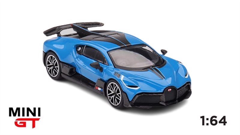Mô hình xe bugatti divo blue 2022 tỉ lệ 1:64 minigt