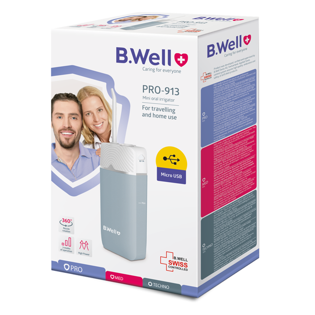 Máy tăm nước du lịch Bwell WI 913