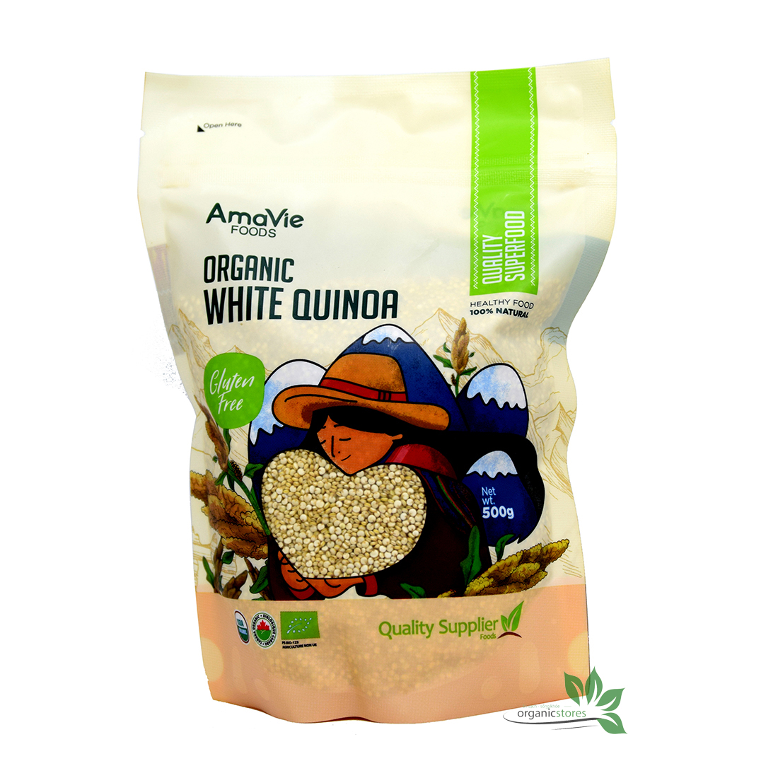 Hạt diêm mạch quinoa trắng hữu cơ Markal/Davert