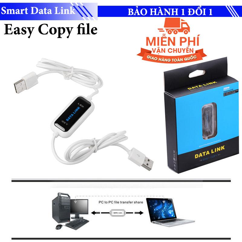 Cáp kết nối truyền dữ liệu giữa 2 máy tính qua cổng USB 2.0 Coppy trực tiếp - Datalink PC Easy copy