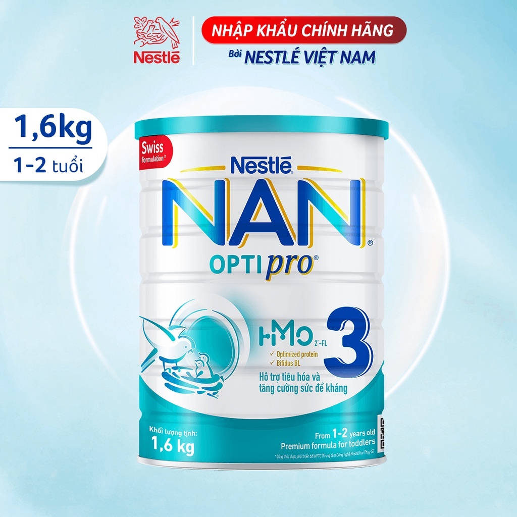 Sữa Bột Nan Optipro 3 1.6kg NEW