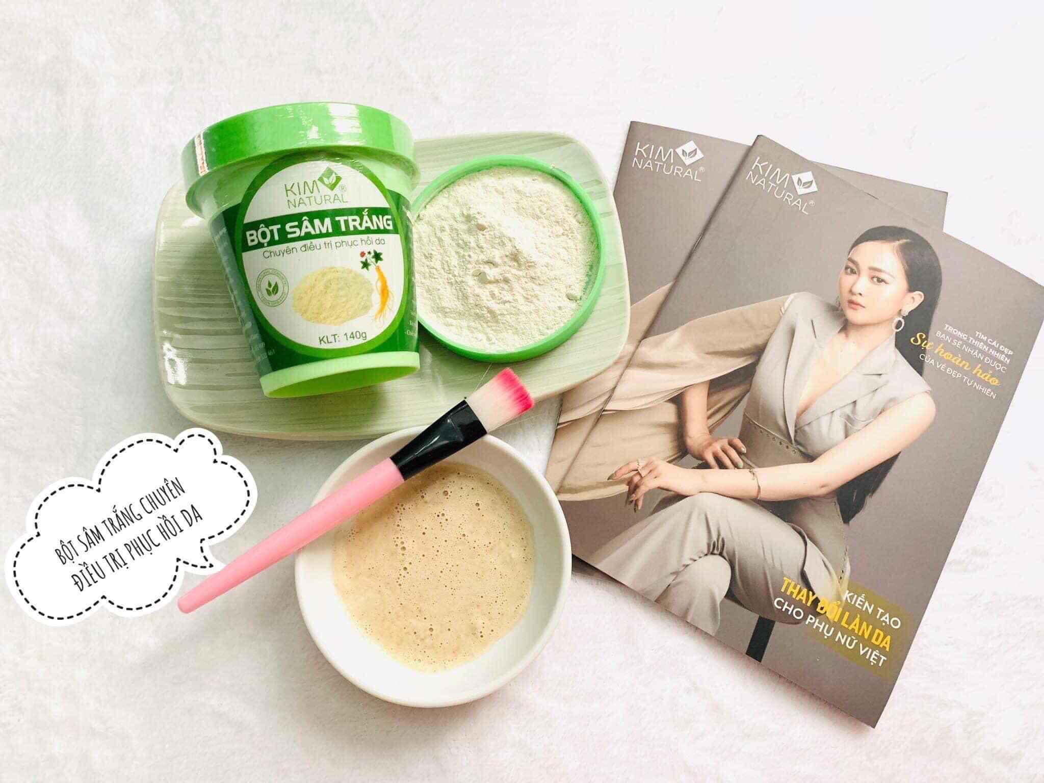 Mặt nạ Bột Sâm Trắng Kim Natural