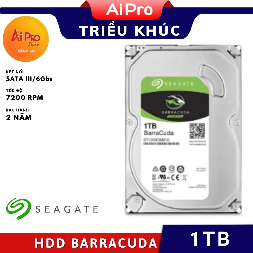 Ổ cứng HDD 1TB Seagate (Barracuda) - Bảo hành 24 tháng