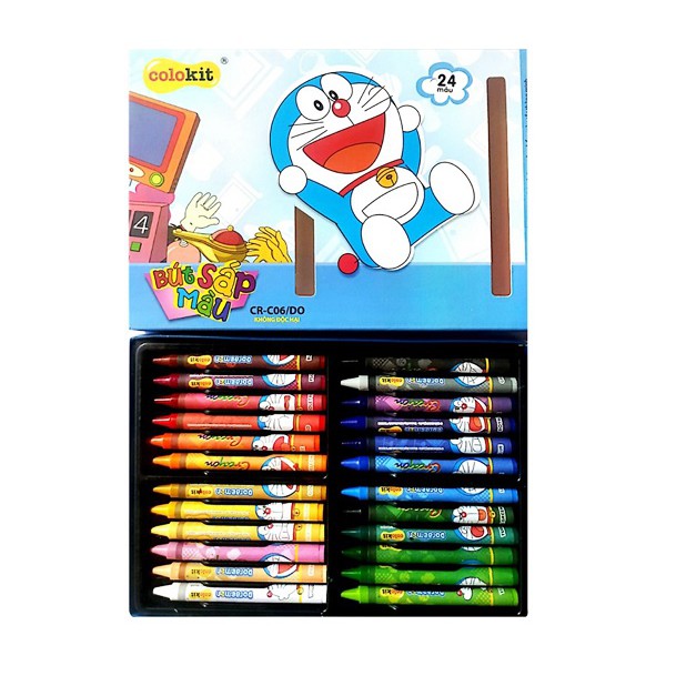 Sáp màu Colokit Doraemon CR-C05/DO
