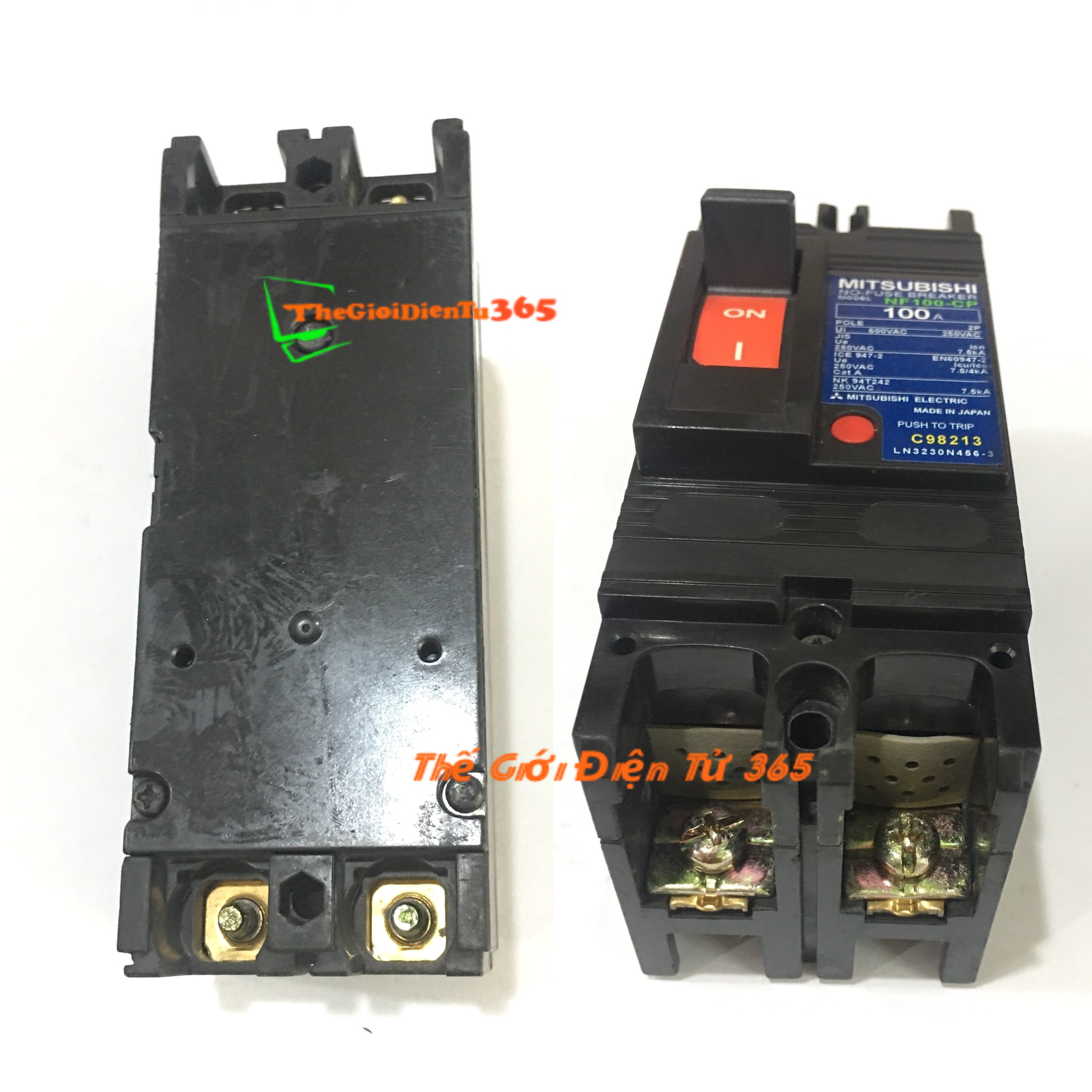 Aptomat 1 Pha Mitsubishi Nội Địa Nhật 100A