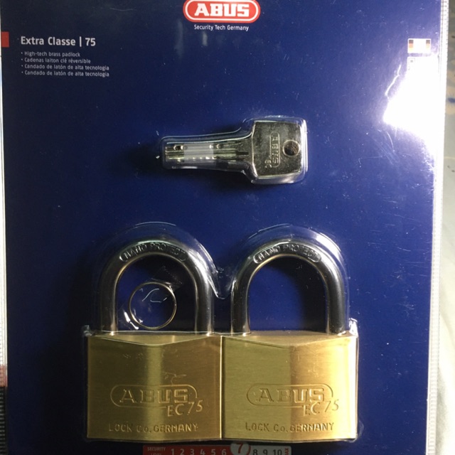 [HCM][Chính hãng] khoá Abus 75/60 - vĩ đôi