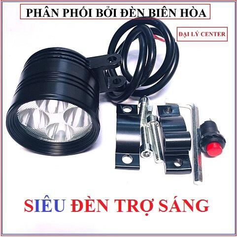 [ tặng công tắc ] Đèn trợ sáng , đèn pha led L4 ngắn siêu sáng