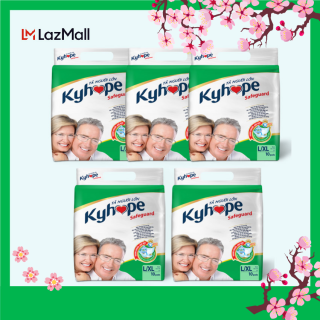 [Freeship]Bộ 5 gói Tã Dán KYHOPE Safeguard size L XL công nghệ Nhật Bản kháng khuẩn, loại bỏ mùi, gói 10 miếng dành cho người lớn thumbnail