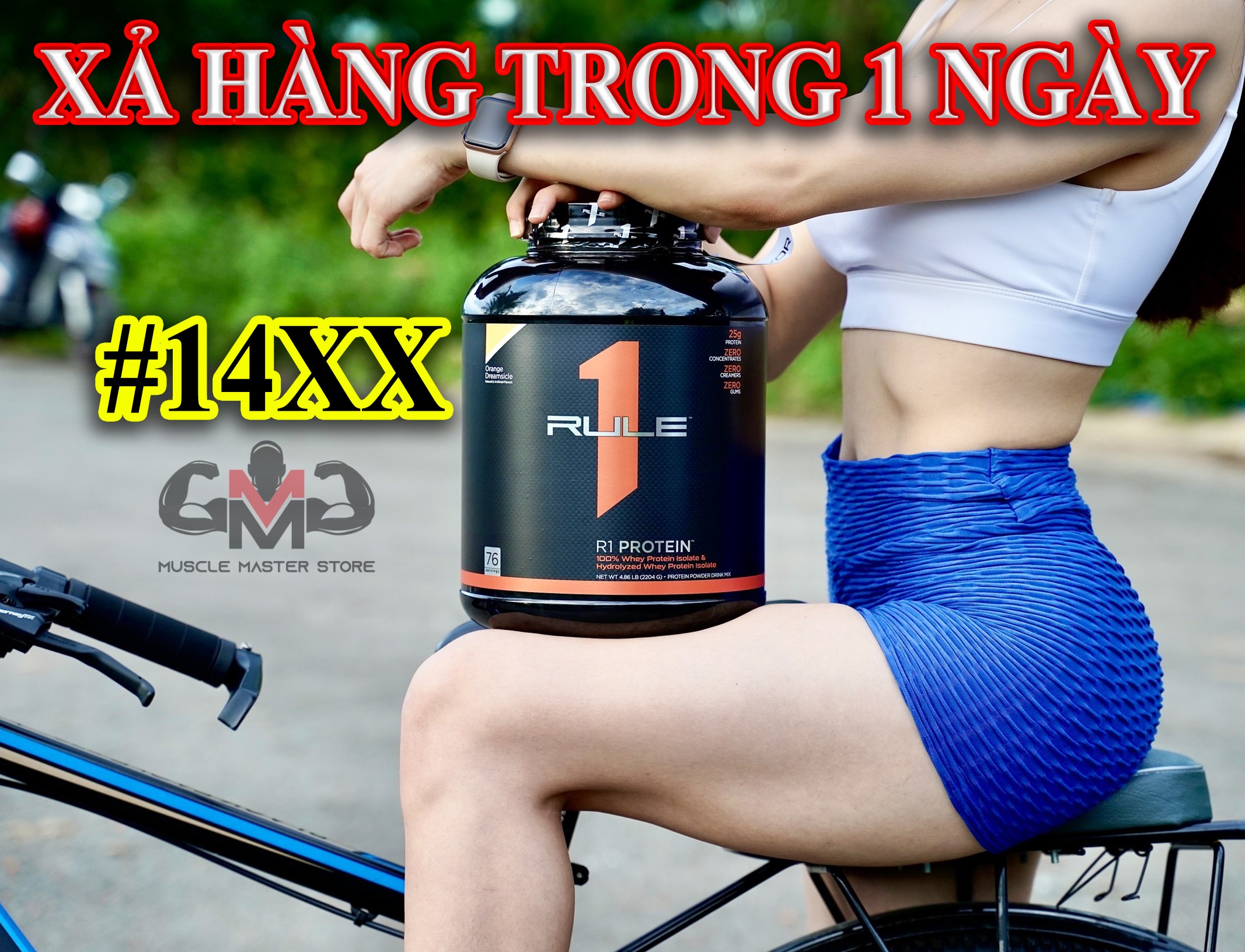 [HCM]Thực Phẩm Bổ Sung Rule 1 Protein 5lbs