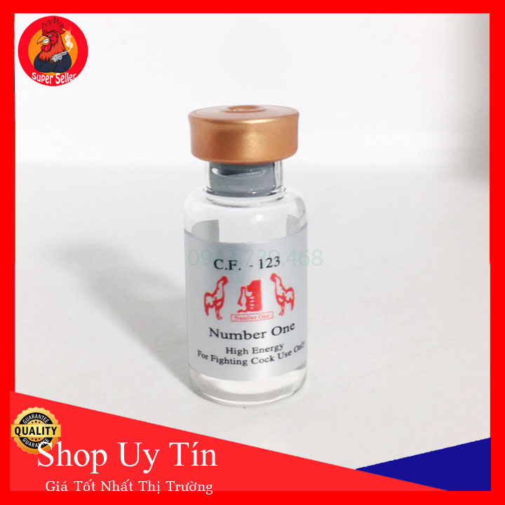 CF 123 Chai 3ml Chích Gà Bị Tang Cựa Thailan-Tặng Kèm Ống Chích