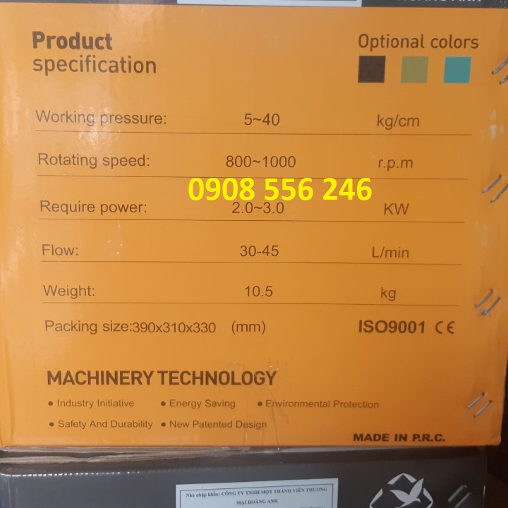 Đầu rửa xe dây đai ty sứ 2hp