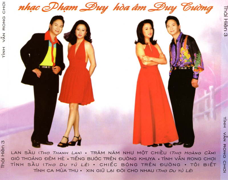 Bộ 5 đĩa CD nhạc tiếng hát Duy Quang 3