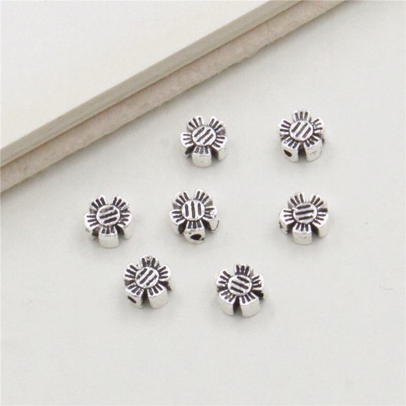 [S925] Charm bạc bông hoa 5 cánh mini - MH190