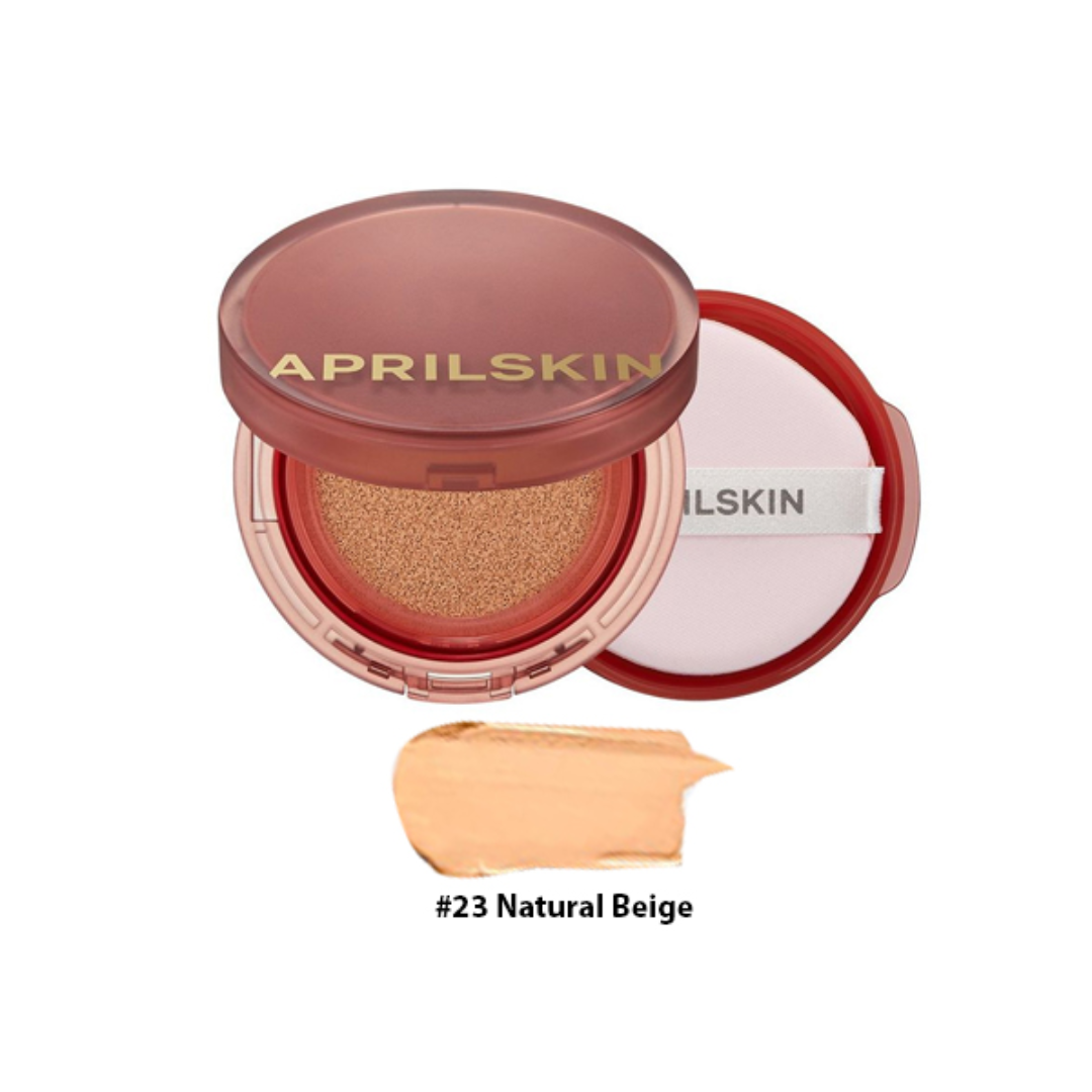 Phấn nước che phủ hoàn hảo aprilskin hero cushion foundation spf50+ pa++++ 12g tự nhiên