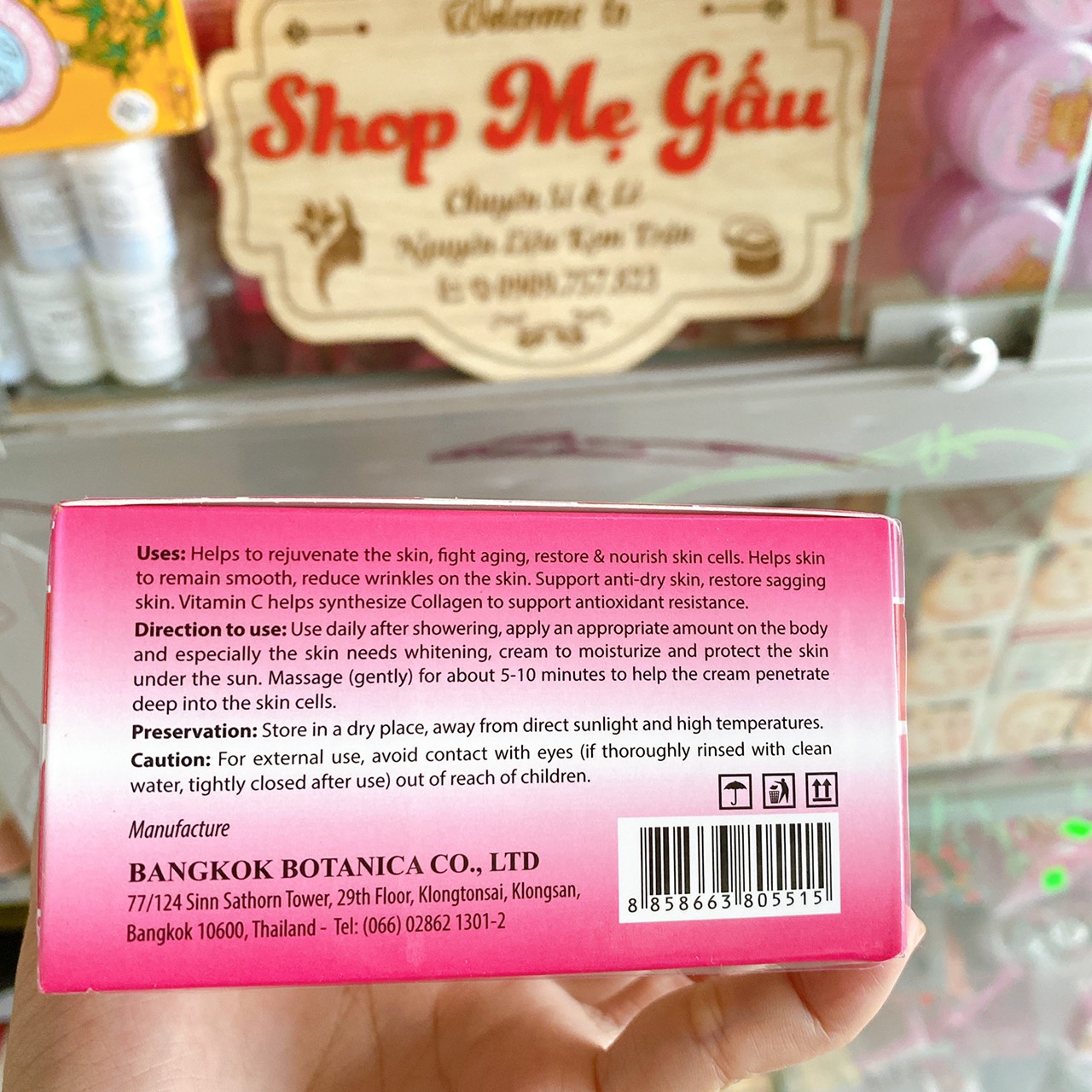 KEm body kone cherry 250g hàng thái