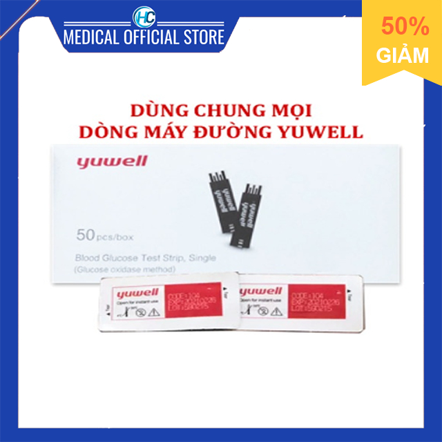 Que thử đường huyết yuwell 710