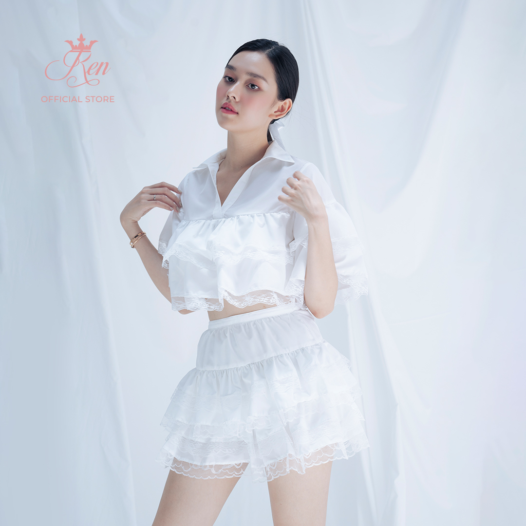 REN BY TEE - Áo Bèo Tầng Đạp Ren