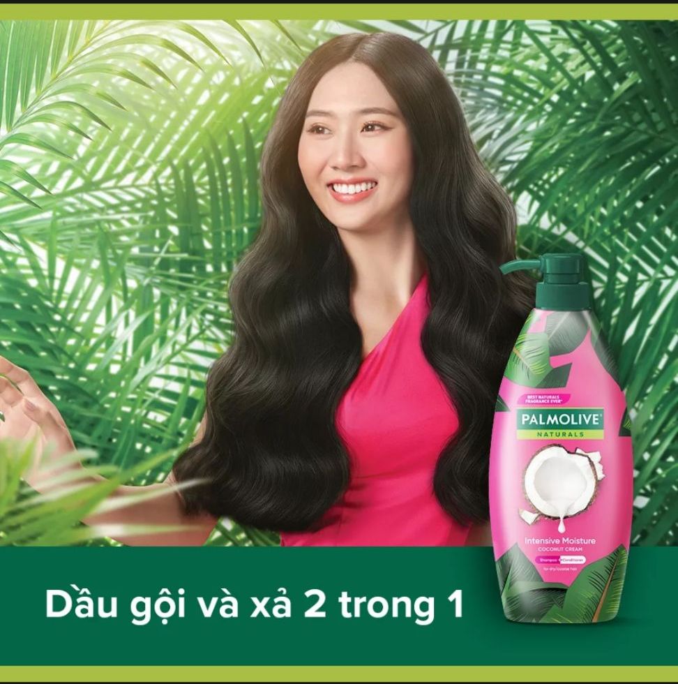 Dầu Gội có xả hương dừa Pamolive gội cho tóc sơ rối - MixASale