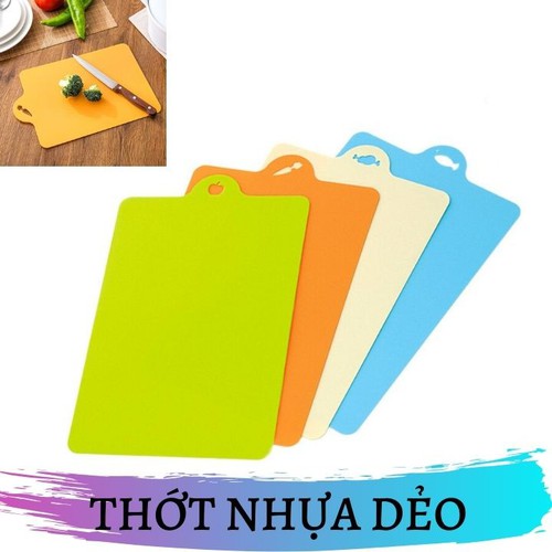 1 Thớt Nhựa Dẻo Chế Biến Ăn Dặm - thái rau củ , thịt, cá, trái cây