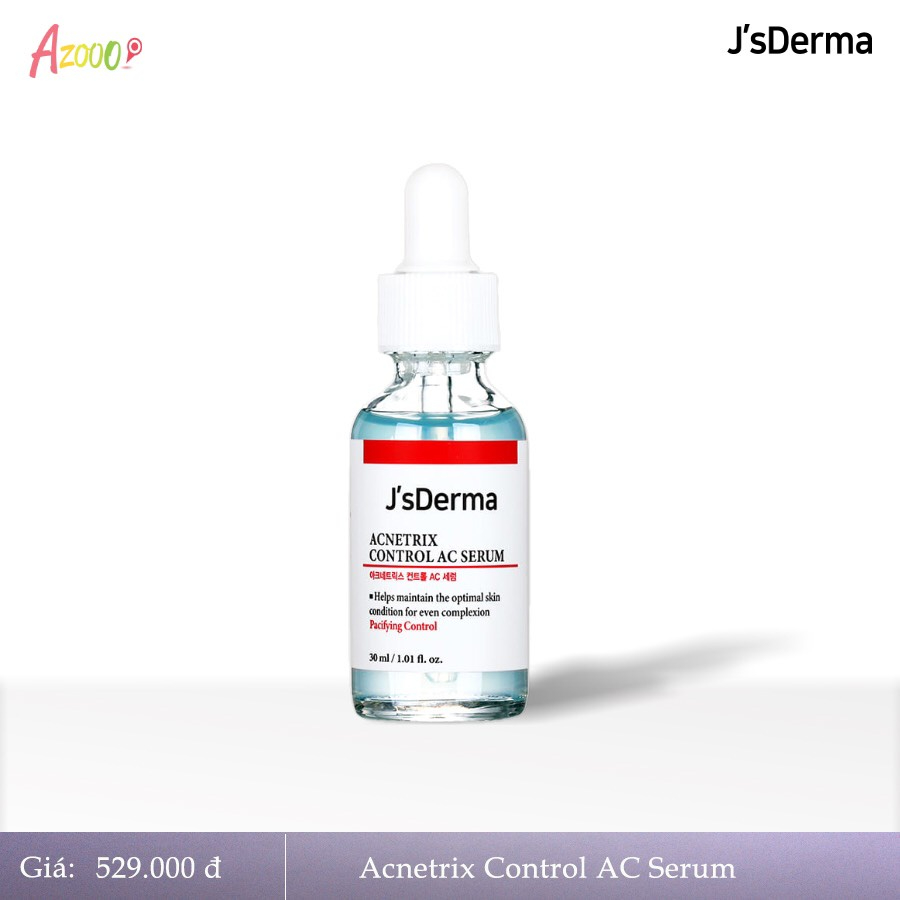 𝐒𝐞𝐫𝐮𝐦 𝐀𝐜𝐧𝐞𝐭𝐫𝐢𝐱 𝐂𝐨𝐧𝐭𝐫𝐨𝐥 𝐀𝐂 J's Derma Hàn Quốc dành cho da mụn, da dầu