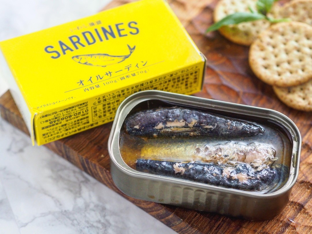 Cá mòi sardines in oil đóng hộp 100g - hàng nội địa nhật 100%