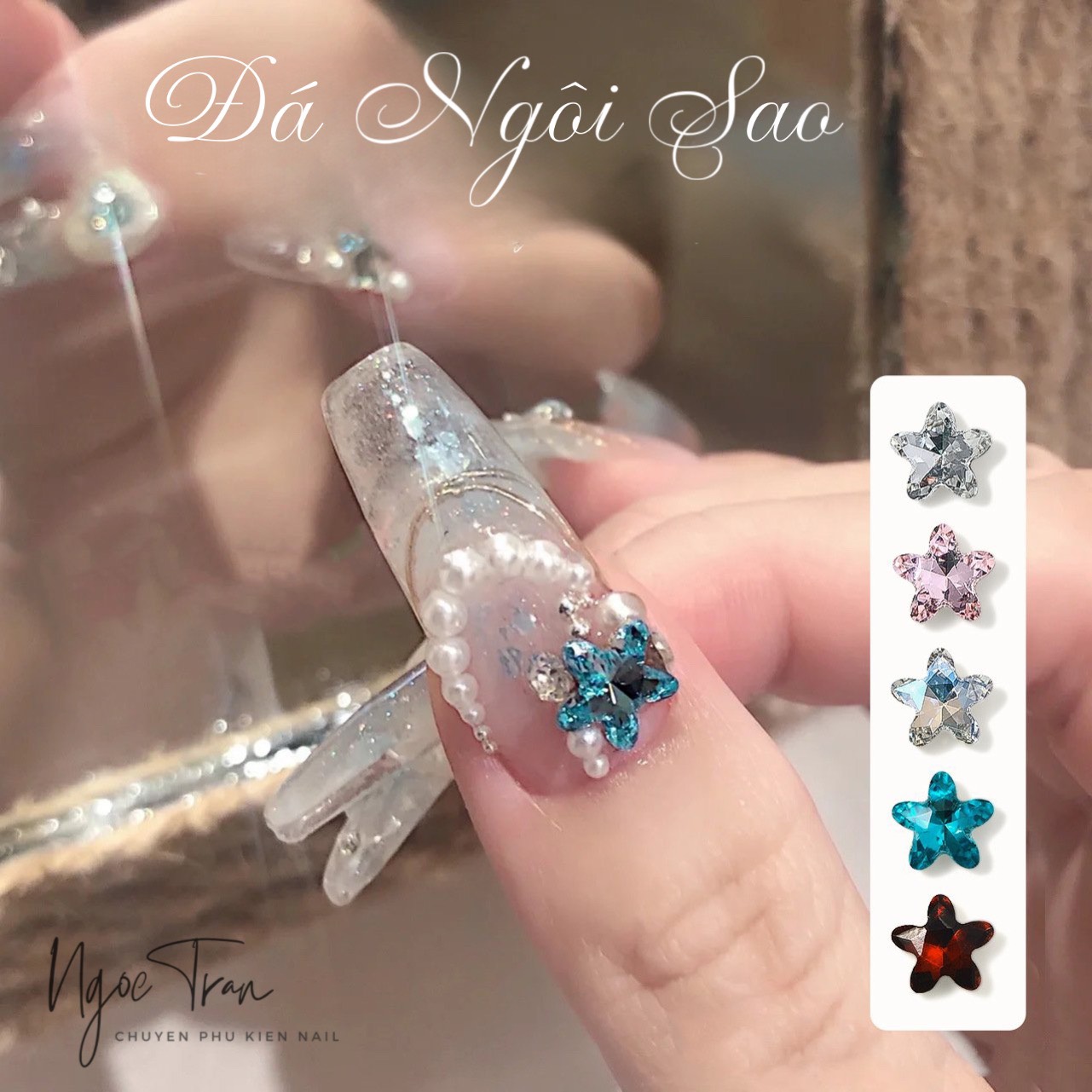 Đá Khối Ngôi Sao Siêu Lấp Lánh | Trang Trí Móng