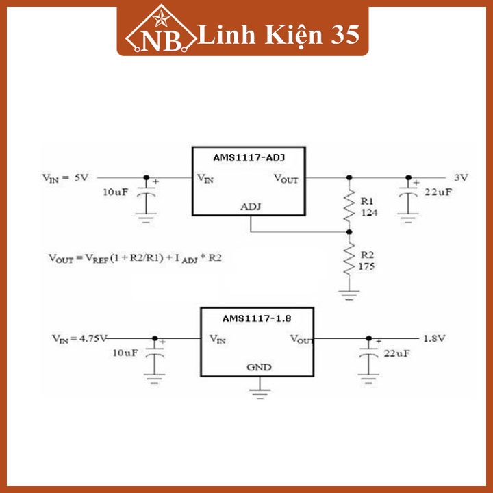 IC nguồn AMS1117 SOT223