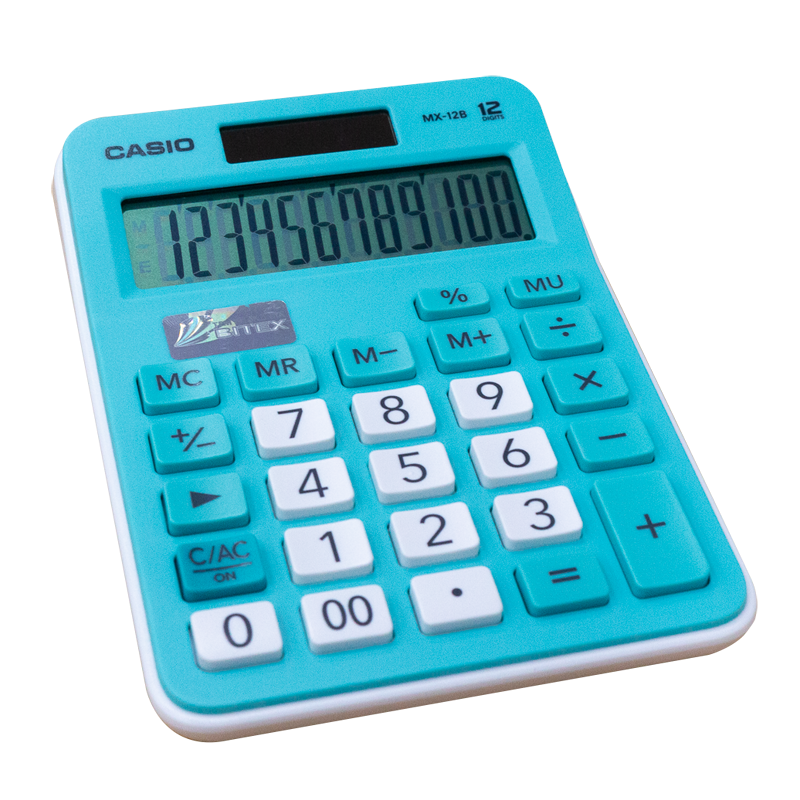 Máy tính CASIO MX-12B-GN Xanh lá