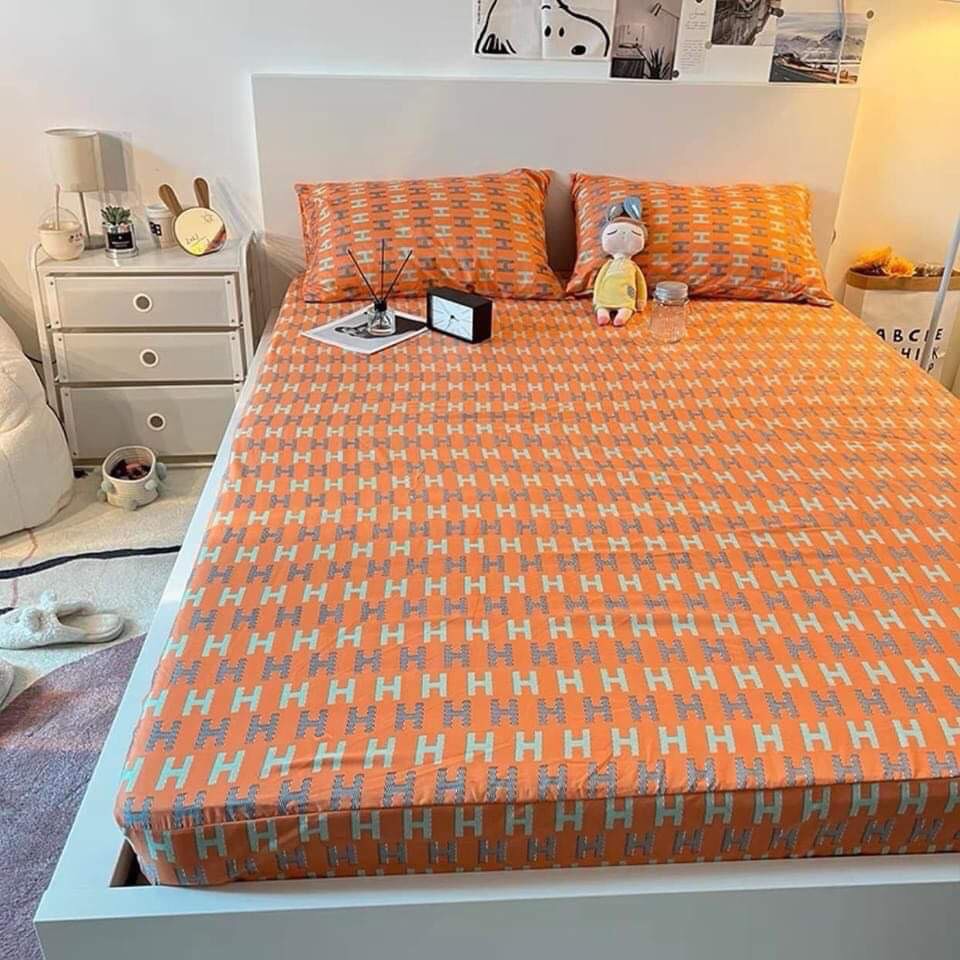 Bộ Ga Gối Cotton Poly NVC Bedding - Nhiều Mẫu Lựa Chọn ( 1 Ga + 2 Vỏ Gối )