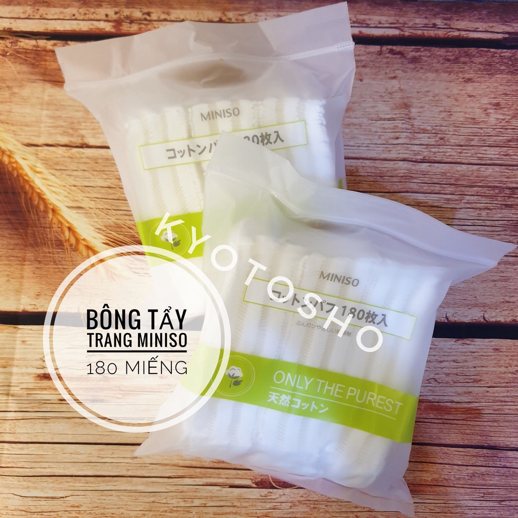 Miniso Bông tẩy trang các nước đủ loại