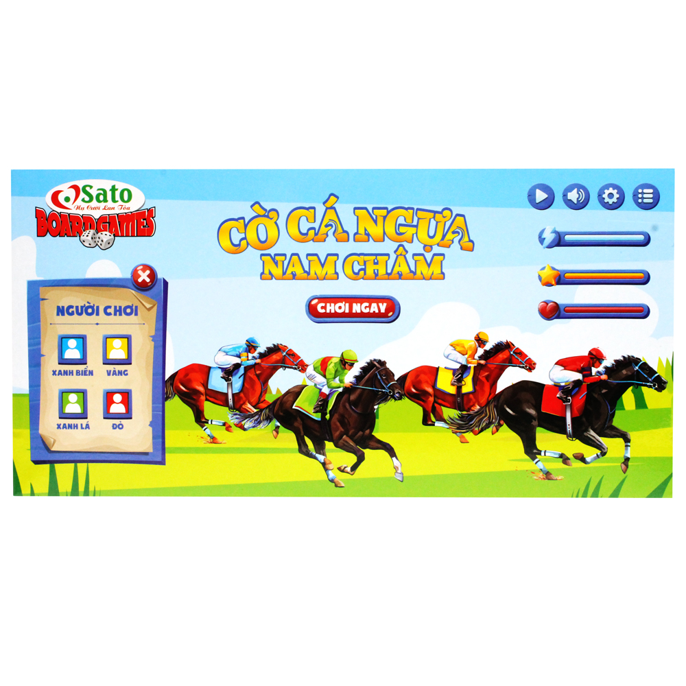 Đồ Chơi Cờ Cá Ngựa Nam Châm Mẫu 2 - Sato 103