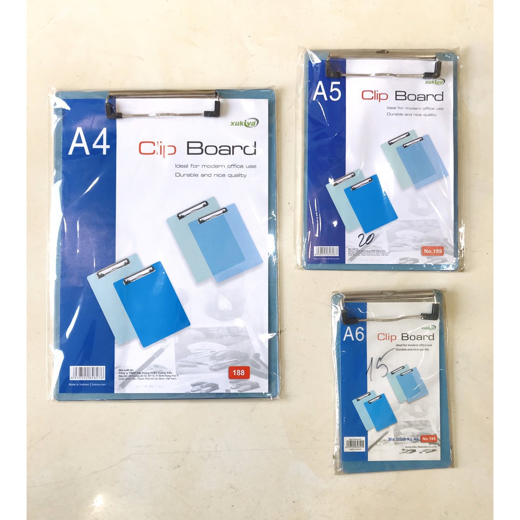 Bìa trình kí A4/A5/A6 Xukiva