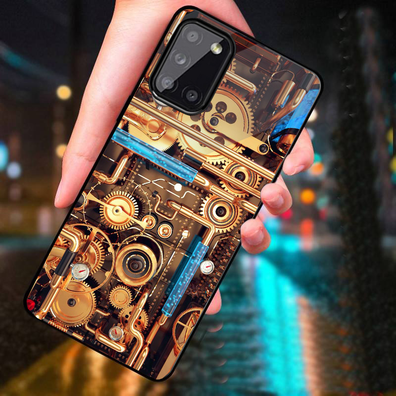 Ốp Lưng SAMSUNG A31, A51 , A71 mặt kính cường lực cao cấp thiết kế riêng