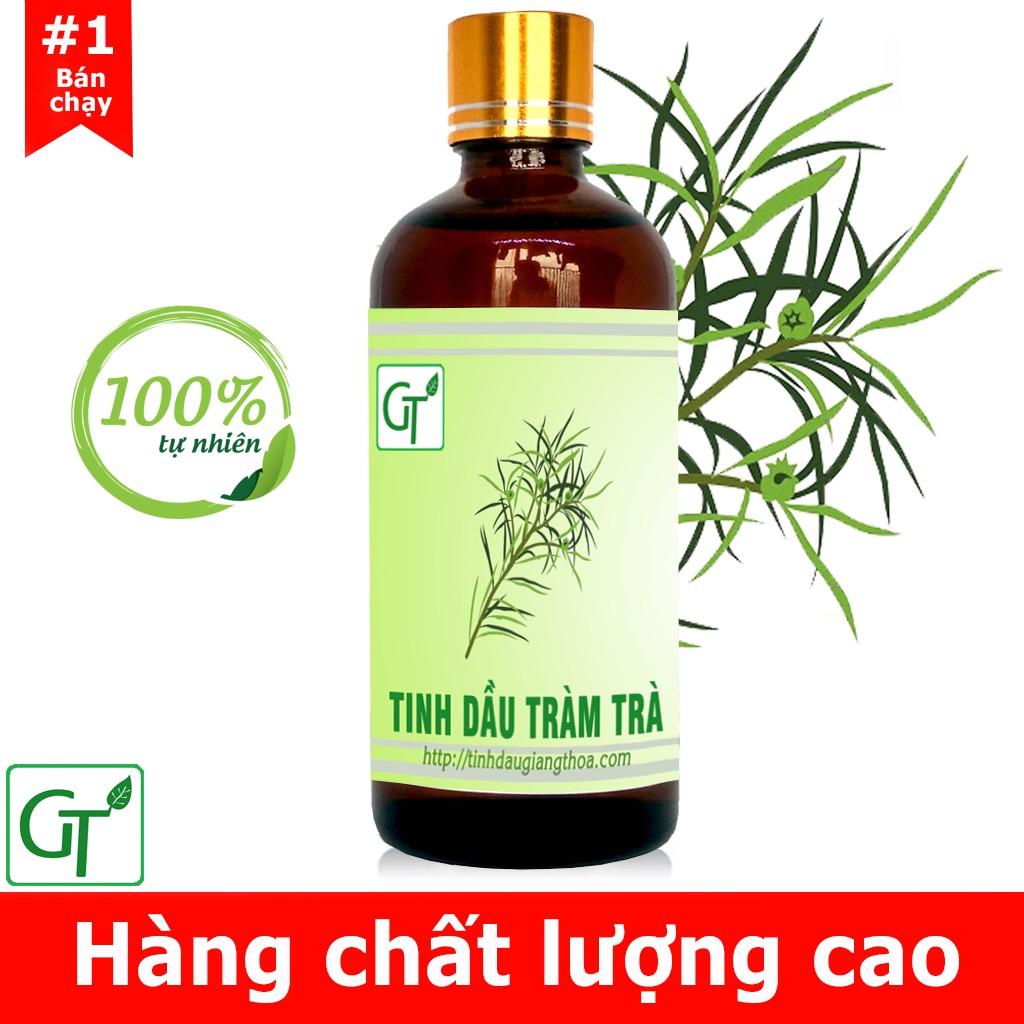 Tinh Dầu Tràm Trà Nguyên Chất | Tea Tree Oil - Đánh Bay Mụn Nhanh - Giúp ngừa các bệnh về da do vi khuẩn hay nấm gây nên như mụn trứng cá, mụn mủ, da nhờn, mụn cóc …