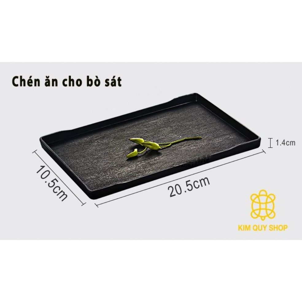 Máng ăn cho bò sát